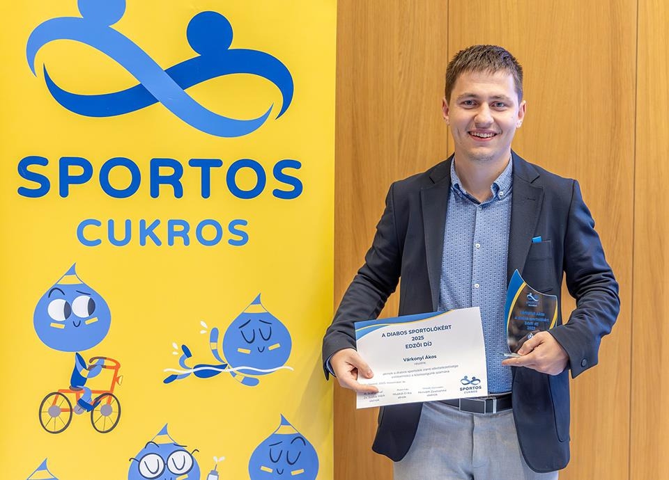 A diabéteszes sportolókért végzett munkájáért kapott kitüntetést Várkonyi Ákos