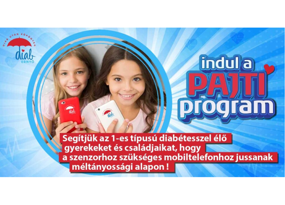 Mobiltelefon támogatás cukorbetegeknek! - Pajti program